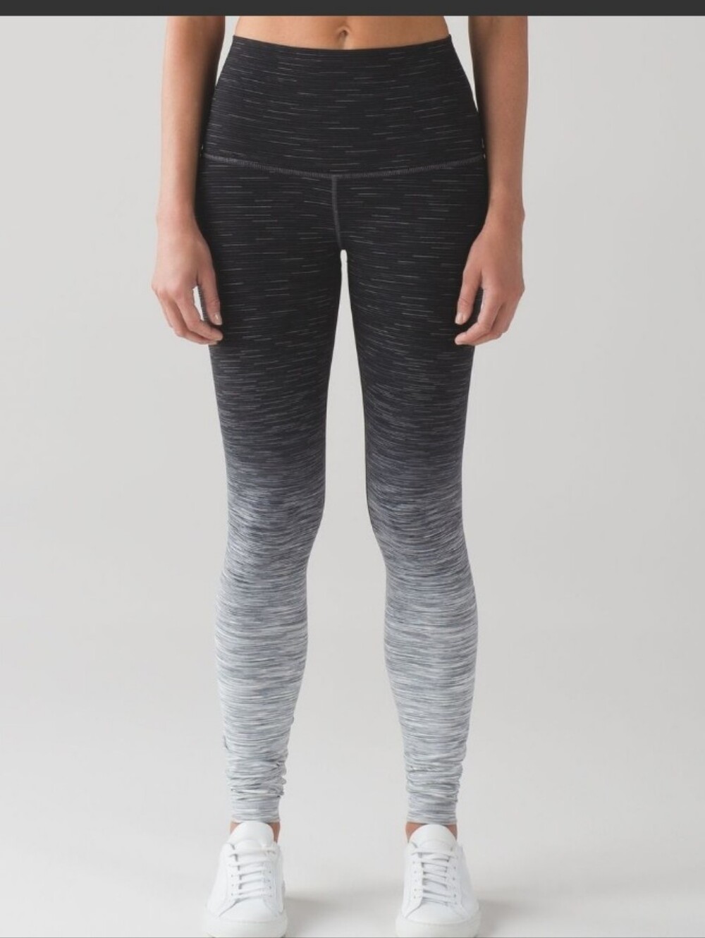 Lululemon Wunder Under Hi-Rise Tight *Ombre Melange 31"Ombre Space Dye Black